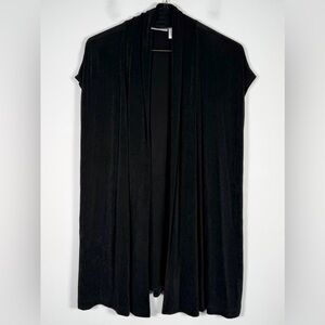 Chico’s Travelers Women’s Size 2 (large) Slinky Open Front Vest Top